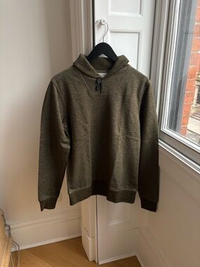 Billy Reid Olive Green Crewneck Sweater